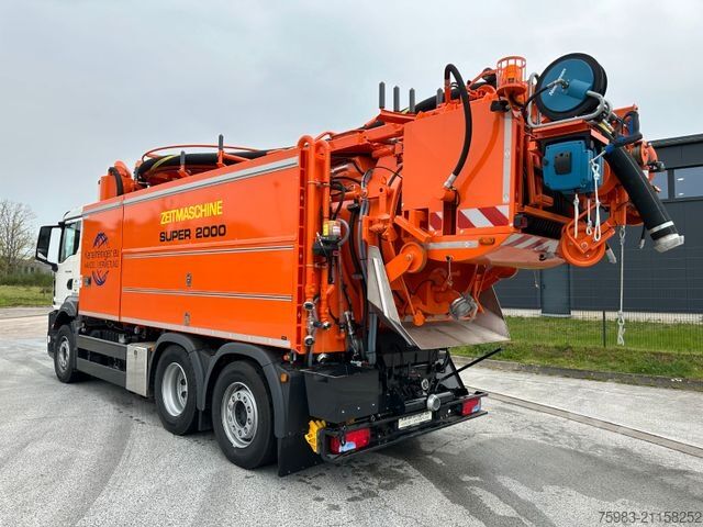 Vakuumtankbil MAN TGS 26.480 6x2 BL Wiedemann Super 2000 8,0/5,0/1