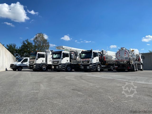 Vakuumtankbil MAN TGS 26.480 6x2 BL Wiedemann Super 2000 8,0/5,0/1