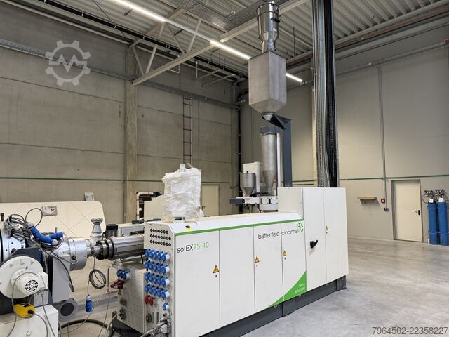 HDPE-rørekstruderingslinje battenfeld-cincinnati HDPE PIPE EXTRUSION LINE