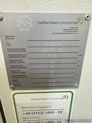 HDPE-rørekstruderingslinje battenfeld-cincinnati HDPE PIPE EXTRUSION LINE