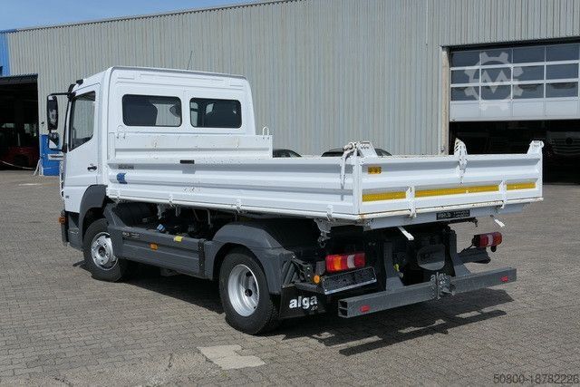 Driezijdige kipper bestelwagen MERCEDES-BENZ 818 K Atego 4x2, Meiller, 19tkm, 2x AHK, Klima