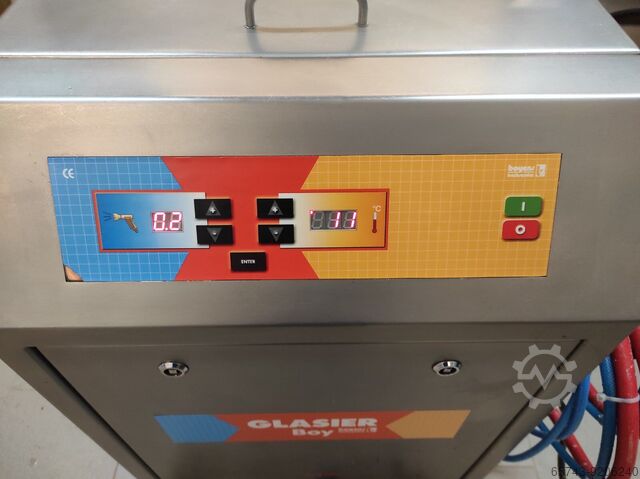 Gélvas, zselésítő gép Boyens Glasierboy 100