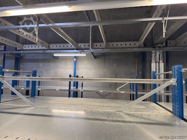 Cca 949 policových regálů s policemi Nedcon Stecksystem
