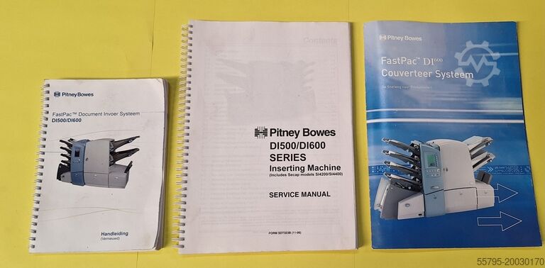 Kuvertindsætningsmaskine Pitney Bowes DI 600