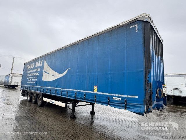 Open semitrailer with tarp Krone Curtainsider Mega