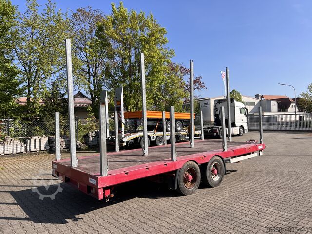 Açık dorseli römork Auwaerter X-LTL110  Tandempritsche, ausziehbar
