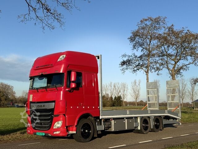 DAF XF 530 - 6x2 - Transporter maszyn / Ciężarówka niskopodwoziowa - 2019 - EURO 6 - 675 tys. km - P DAF XF 530 - 6x2 - Machine Transporter / Oprij Vrachtwagen - 2019 - EURO 6 - 675DKM - APK 1-27
