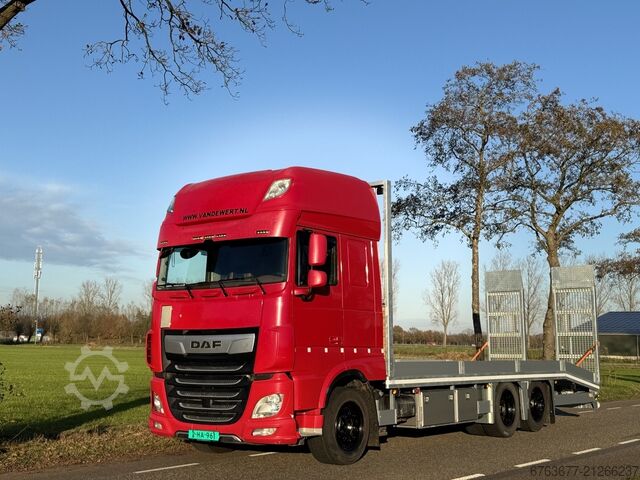DAF XF 530 - 6x2 - Transporter maszyn / Ciężarówka niskopodwoziowa - 2019 - EURO 6 - 675 tys. km - P DAF XF 530 - 6x2 - Machine Transporter / Oprij Vrachtwagen - 2019 - EURO 6 - 675DKM - APK 1-27