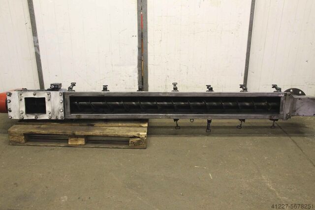Stainless steel screw conveyor Waeschle DST 150 2960/300/H600 mm