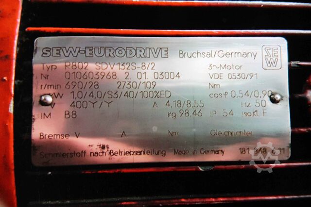 Skruvtransportör Waeschle 2240/760/H520 mm