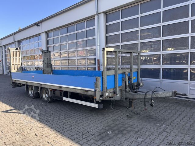 Dieplader oplegger Humbaur HBTZ 136224 TA-BS  13,6 t Tandemtieflader