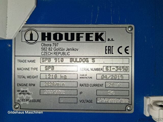 Szerokotaśmowa szlifierka HOUFEK SPB 910 Buldog 5