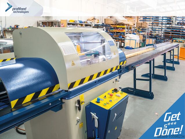 Helautomatisk geringsoptimeringssåg 9m ProfiFeed Technologies A700 Fully Automatic Mitre Solid Wood