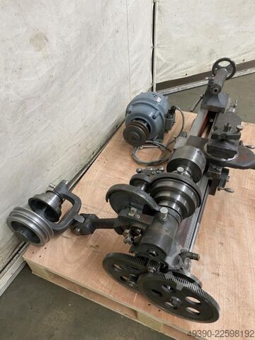 Antique mechanic's lathe, classic vehicle for exhibition, precision lathe, engine lathe, O EKS - WICO Kassel 