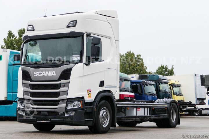 Caminhão com carroçaria intercambiável SCANIA R 450 BDF Retarder 2 XL Tanks Navi Euro 6