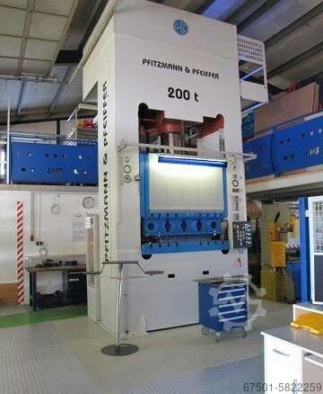 Hydraulische pers met dubbele kolom Pitzmann & Pfeiffer DPZ 200/80 Presse