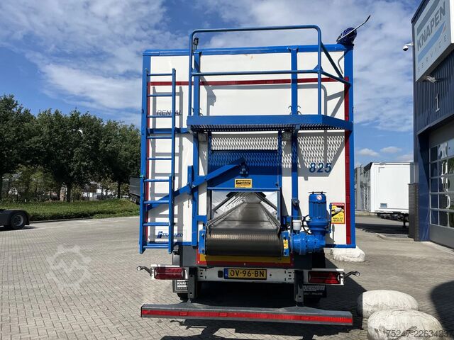 Futószalagos pótkocsi Dewagtere N/A Agri 60m3 met ventilator *huren / Vermietung*