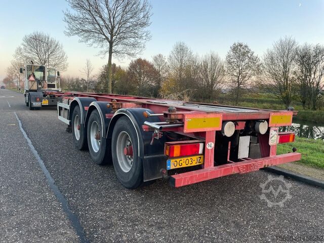 Transport av containrar Burg BPO 12-27 CCXGX-00 20/30 FT Chassis / BPW Axles...