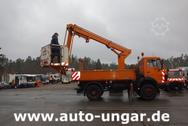 Kipper Mercedes-Benz Mercedes 1617 AK 4x4 Kipper Ruthmann K 115 Steiger Arbeitsbühne Kommunalfahrzeug
