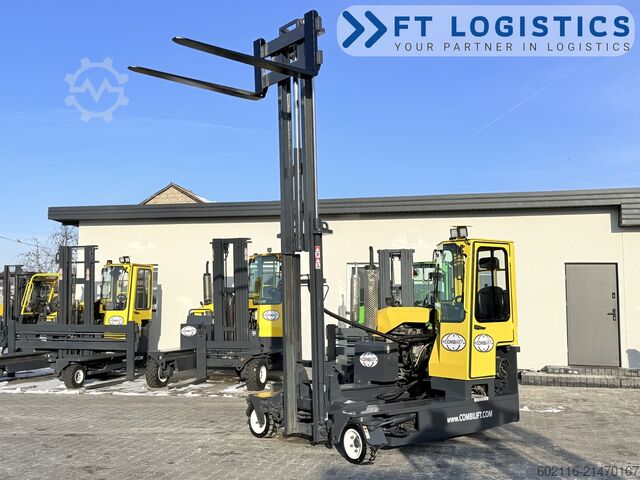 Carrello elevatore a 4 direzioni Combilift C3000 GAS DUPLEX PLATFORM 1500 FREE LIFT