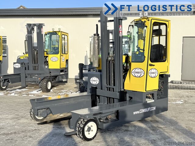 Carrello elevatore a 4 direzioni Combilift C3000 GAS DUPLEX PLATFORM 1500 FREE LIFT