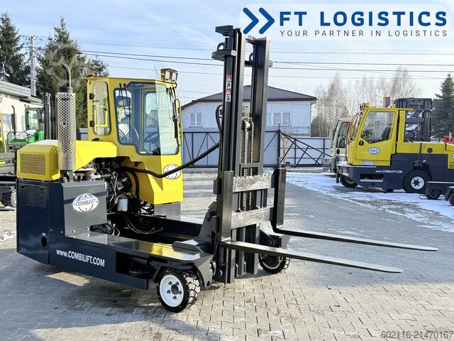 Carrello elevatore a 4 direzioni Combilift C3000 GAS DUPLEX PLATFORM 1500 FREE LIFT