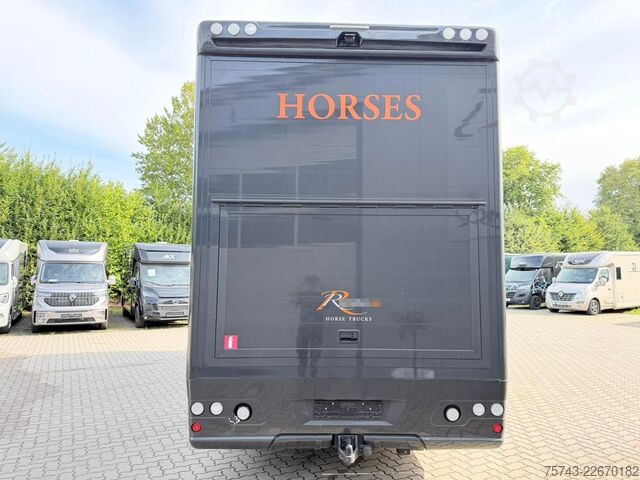 Boskapsbil MERCEDES-BENZ ATEGO 1021  Roelofsen 3  Pferde  Wohnung Dusche