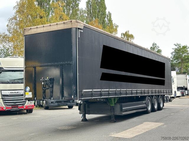 Semirimorchio con telone BERGER SAPL24 Schiebeplane Edscha Palettenkasten