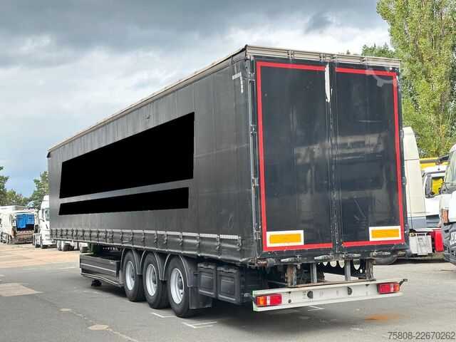 Semirimorchio con telone BERGER SAPL24 Schiebeplane Edscha Palettenkasten