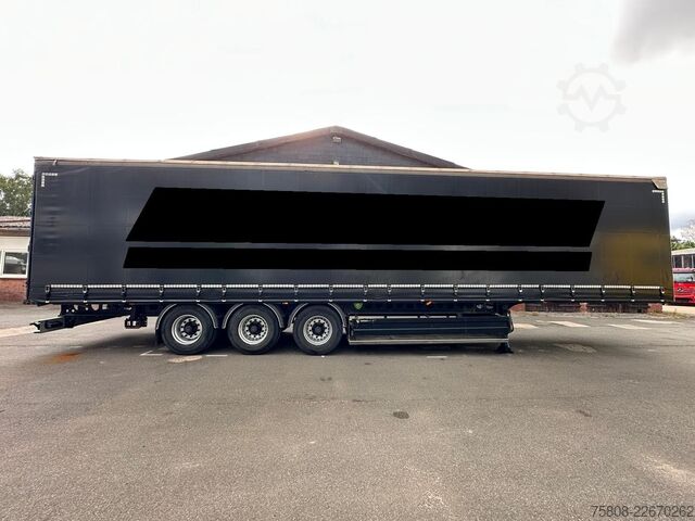 Semirimorchio con telone BERGER SAPL24 Schiebeplane Edscha Palettenkasten
