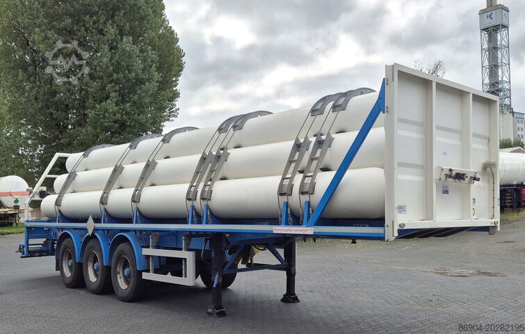Reboque cisterna MAFA Gas tank tube semi-trailer compressed helium, hydrogen, Wasserstoff
