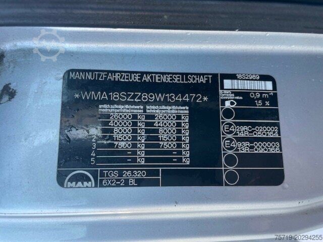 Vuilniswagen MAN 26.320 TGS 6x2 Faun/Zöller