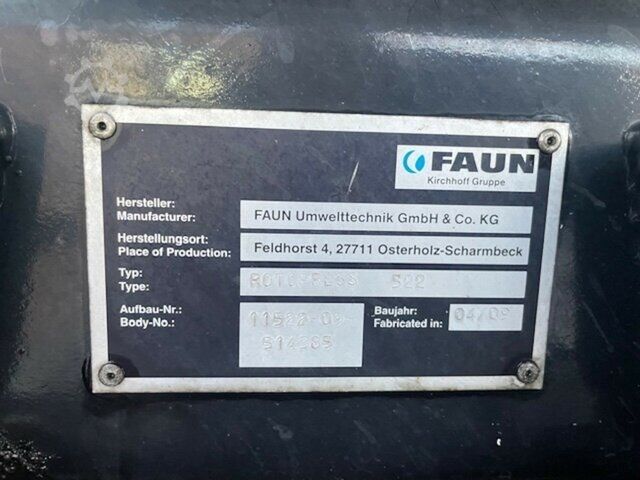 Vuilniswagen MAN 26.320 TGS 6x2 Faun/Zöller