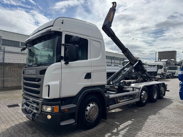 Kroklastbil SCANIA G400  LB 8x2  Hyvalift Abrollkipper Retarder