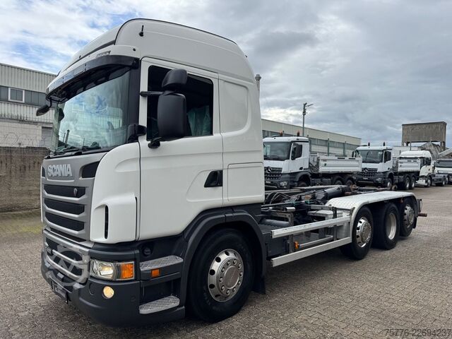 Kroklastbil SCANIA G400  LB 8x2  Hyvalift Abrollkipper Retarder