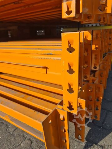 Traverzový paletový regál Traverzový regál Nedcon NS / 2.250 mm / K 90x40 mm/orange /inkl. Innenlagewinkel und Winkelschiene