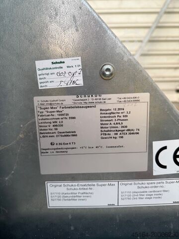 Afzuigwand SCHUKO Super-Max