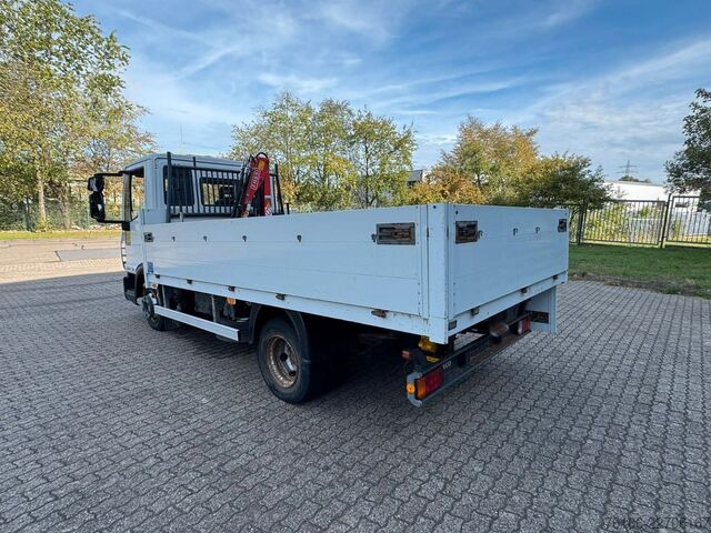 Pick-up varevogn IVECO 75E16 Pritsche mit Kran Fassi