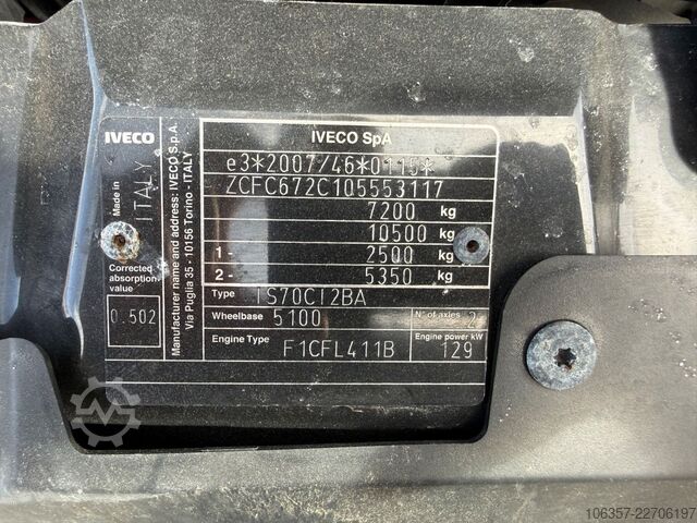 Furgon skrzyniowy IVECO Daily 70C18A8,Hi-Matic,Klima,AHK,LBW.1000