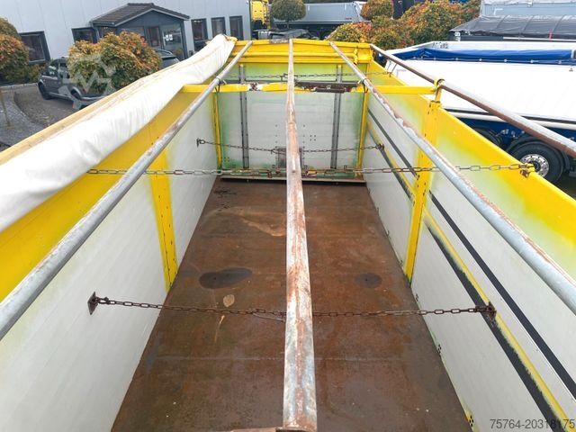 Třístranný sklápěcí přívěs  30m³ Heitling Getreidekipper/Schleuse/Kompressor