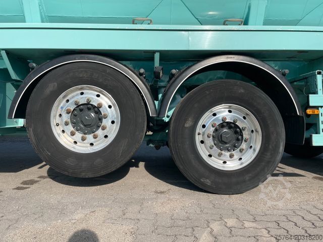 Semi-remorque silo  51m³ Heitling Siloauflieger/Gelenkt/6Kammern