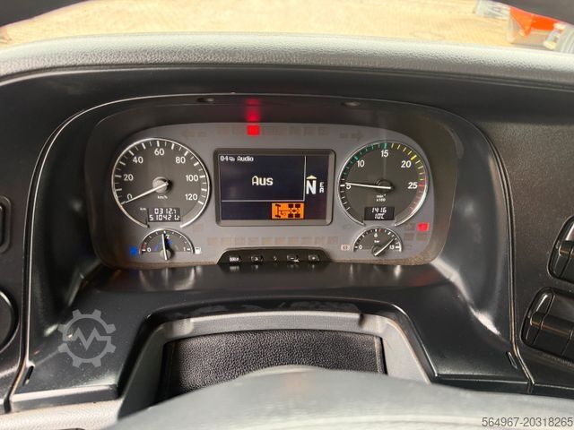 Kroklastbil MERCEDES-BENZ 2646 Actros MP3 Abrollkipper Meiller AHK Klima