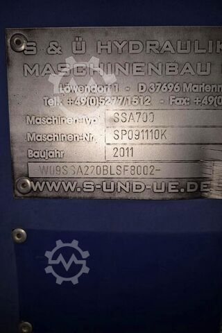 Houtklover + kraan S&Ü Hydraulik- und Maschinenbau GmbH SSA 700