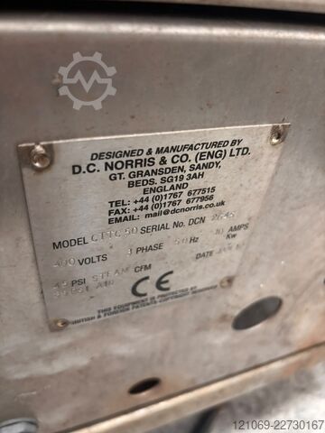 Tanque de Cozimento / Resfriador Tamboreador DC Norris CTTC 50