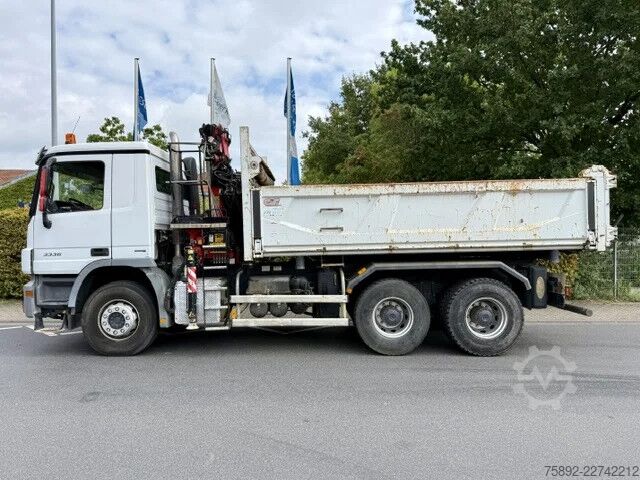 Darus billenőplatós teherautó Mercedes-Benz Actros 3336 /6x4/Kipper+Fassi F155/Eu5/130tkm