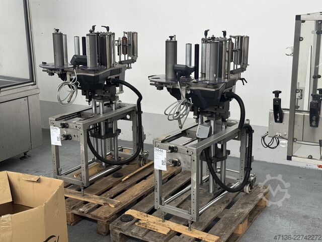 Etiketleme makinesi, 2 istasyonlu, 4.500 şişe/saat Makro MAK-1 4P Ua2 Lw
