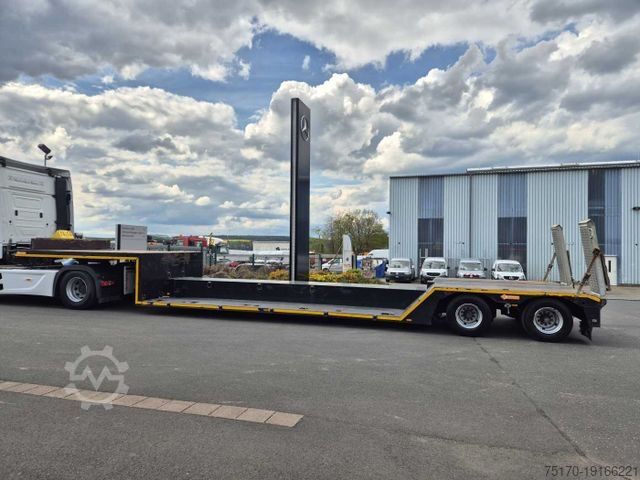 Tieflader-Sattelauflieger LINTRAILERS S2A 14 LSDN Teleskopierbar BPW-Achsen 57.000km