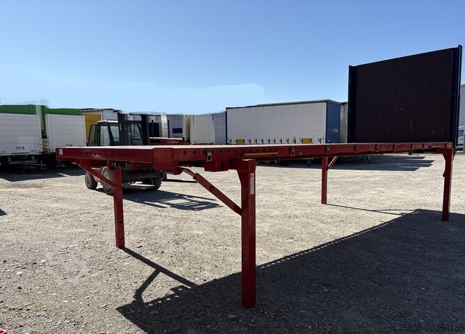 Wechselbrücke mit Pritsche Krone 7,45m BDF Baustoff Multilockrahmen