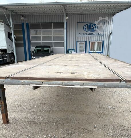 Wechselpritsche offen Wecon Plattform mittig Zurrringe für Holz usw.