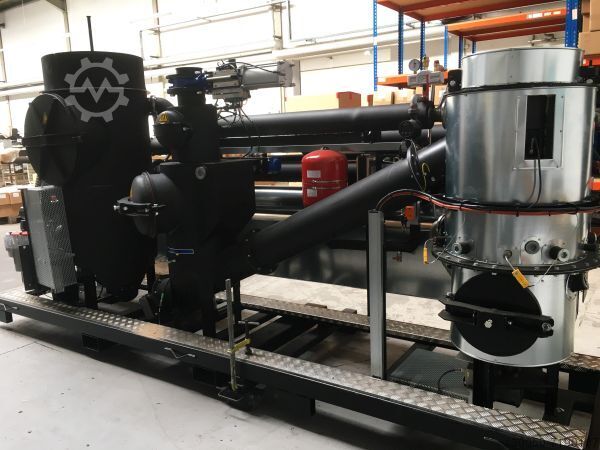 Wood gasifier, CHP Spanner Re² GmbH, Jenbacher HKA 70 und BHKW TYP JMS 320 GS-SL